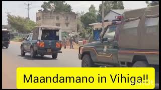 Maandamano in Vihiga turns chaotic!!#maandamano