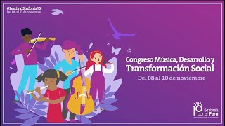 #FestivalSinfonía10 Congreso Música, Desarrollo y Transformación Social-Disco Sinfonía canta en casa