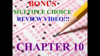 AP Statistics: Chapter 10 - BONUS MULTIPLE CHOICE REVIEW