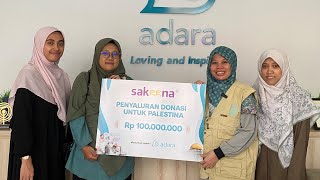 100 JUTA UNTUK PALESTINA. TERIMA KASIH SAKEENA LOVERS!