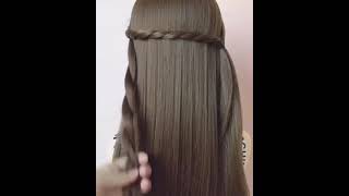 Latest style for long hair. / style # 10 please practice with me