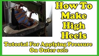 Christian Milano - How To Make High Heels - Leather Sandal's Sole Pressuring  Tutorial