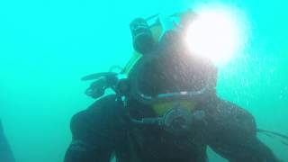 Commercial Diving Underwater Hydraulic Hammer Drilling (Using Spitznas Drill)