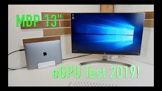 MacBook Pro 13" eGPU Test 2019