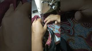 pasang retsleting jaket di batik #sewing #tutorialmenjahit