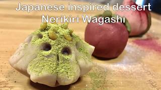 Japanese inspired deserts or Nerikiri Wagashi