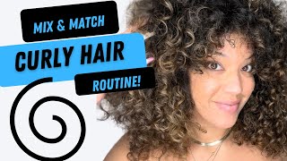 Curly Hair Washday: Mix & Match Routine