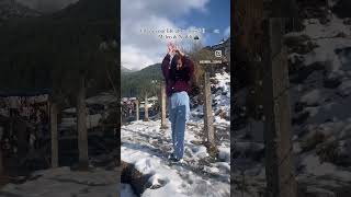 Snowfall dekhne jaane mein hue ek din late|| Day in Mcleodganj #shorts #viral