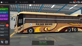 volvo bus sleeper9600s   M.R.BRAVELbussid mood bus indonesia gaming new 2024 video