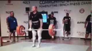 Joe's Deadlift at the Commonwealth & Oceania Powerlifting Championships2013