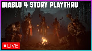 Diablo 4 PC 4k Live Stream 🔴 Episode #3 Story Playthrough ACT 3 | LVL 50 Sorcerer