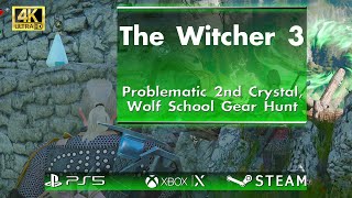 The Witcher 3 - Wolf School Gear, Easy 2nd Hidden Crystal [RTX 3070, 4K, 60 FPS]