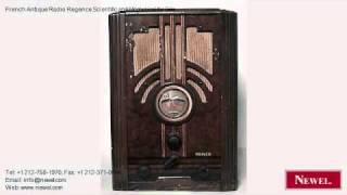 French Antique Radio Regence Scientific and Mechanical