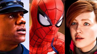 Cop saves Spider-Man and MJ interviews him - Spider-Man Remastered PC