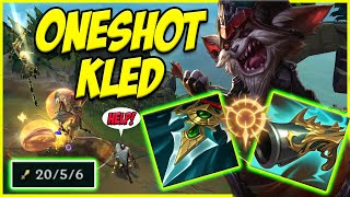 SEASON 11 LETHALITY KLED ONESHOTS ANYBODY | PROWLER'S CLAW COLLECTOR KLED - league of legends