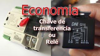 Luz solar. Como fazer uma chave de transferência automática com Reles