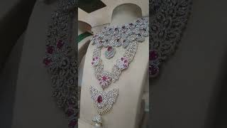 Beautiful necklaces, cz jewellery#shorts#youtubeshorts#shopping#jewellerydesigns#necklacedesigns