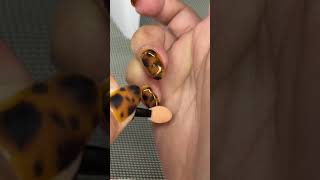 Tortoise shell nail art part 2