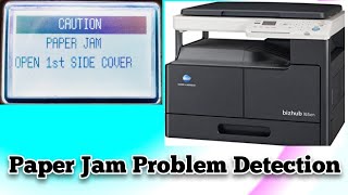 Paper Jam Problem Detection #Konica Minolta.