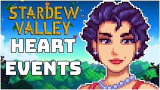 All Heart Events For Olivia! Stardew Valley Expanded