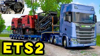 SCANIA S High Roof transport heavy equipment Euro Truck Simulator 2  Steering Wheel