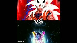 Omni SSJ3 Alter Blue Goku Vs Ultipotence Goku + Galactic Spirit Bomb #shorts