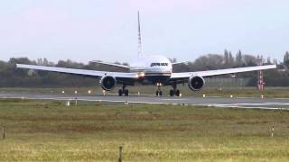 Privilege Style Boeing 767-35D(ER) EC-LZO landing at Bremen 20.10.2014