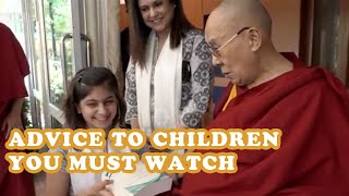 Dalai Lama's Advice to Children You Must WATCH | Future Generation | Inspiration | Motivation