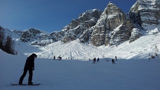 Stubaital - Schlick2000 mit Nancy Snowboarden