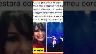 Silvânia faz homenagem para Paulinha Abelha🐝😢