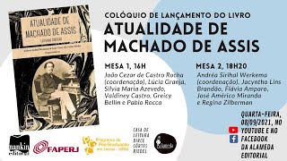 Atualidade de Machado de Assis: colóquio de Lançamento do livro