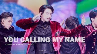 [4K] 191116 VLIVE AWARDS V HEARTBEAT - 니가 부르는 나의 이름 You Calling My Name (GOT7 진영 JINYOUNG)