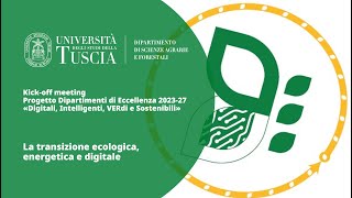 La transizione ecologica, energetica e digitale