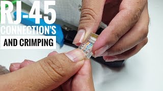 How to make RJ45 connector cable | Ethernet Cable | LAN cable Crimping