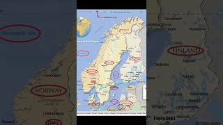 SCANDINAVIAN  🌏MAP #facts #upsc #shorts #worldgeography