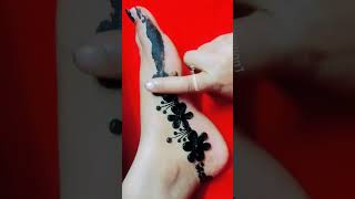 Amazing reverse leg mehndi।।beautiful foot mehndi design।।easy leg mehndi design।।latest mehndi