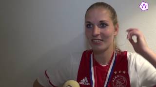 Kelly Zeeman: "Titel Ajax Vrouwen héél goed vieren"