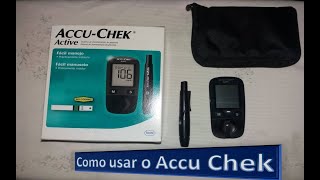 Como usar o Accu Chek