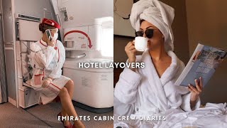 Emirates Cabin Crew Vlog | Stuck In The Hotels on My Layovers  | My Life As A Flight Attendant