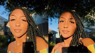 SUPER NATURAL INDIVIDUAL CROCHET FAUX LOCS || Rubber band Method + No Cornrows