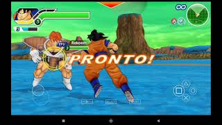 Dragon Ball Z: Tenkaichi Tag Team-PSP-The GINYU FORCE! Solo Goku defeats REKOOM, BURTER and JEETH!