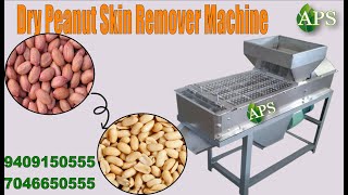 Best Small Groundnut Peanut Red Skin Removing Machine Price 🥜🥜