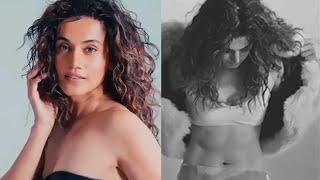 Tapsee Pannu Hot Dress🖤✨🖤... || Tapsee Pannu hot in Black Dress🔥💞🔥💞 || Tapsee Pannu sexy ✨💝.