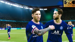 PSG vs Strasbourg - Leo Messi debut match | 14 August 2021 - PES 2021 Realistic Gameplay