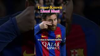 Lesser-Known Facts about Lionel Messi #argentina #messi