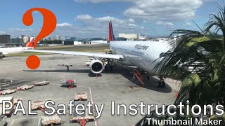 Airline Safety Instructions | kim travels | kim stories