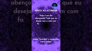 Repita ao acordar☀️✨️ #gratidão #constelacaocigana #manifeste