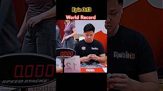 Max Park epic 3.13 World Record #rubikscube #cubing #cuber #shorts