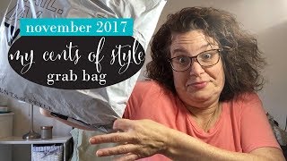 My Sense of Style grab bag unboxing and try on November 2017