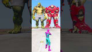 Superheroes Vs Giant Hulkbuster And Abomination Match, Who is the Powerful 🔥|#shorts